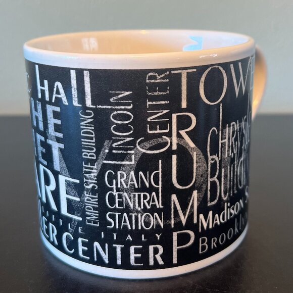 Blue Harbor NEW YORK CITY Landmark Souvenir Oversized Mug ~ SD GRAPHICS - Picture 8 of 13